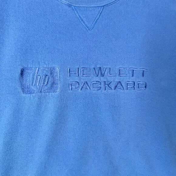 Vintage Hewlett Packard Pullover Sweater Crewneck Sweater Company Promo Medium
